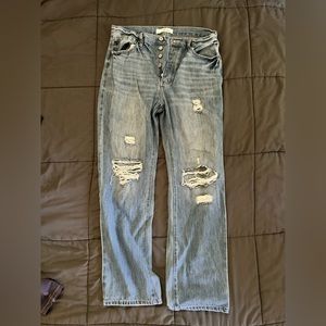 Kancan distressed boyfriend jeans